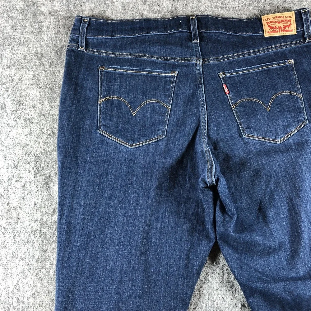 Levis 311 Shaping Skinny Jeans Womens 34 Medium‎ Wash Stretch Denim